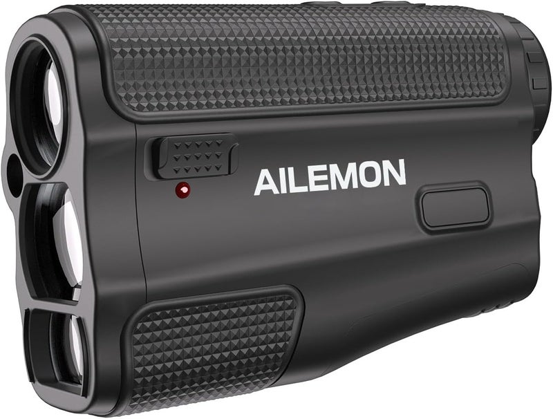 AILEMON Golf Laser Rangefinder Hunting Range Finder 900Y Fast Focus High-Precision Continuous Scan Flag Pole Locking Vibration Function Slope Mode Range Finder - Image 1